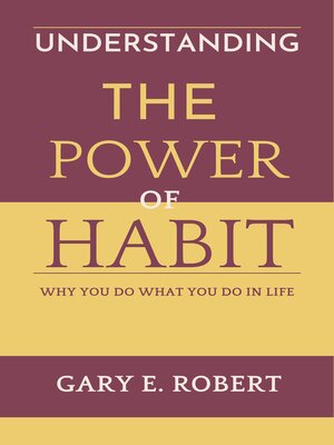cover image of UNDERSTANDING THE POWER OF HABIT